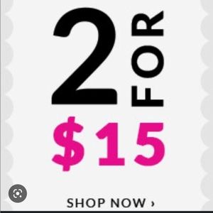 💖2 for 15$ SALE!!💖